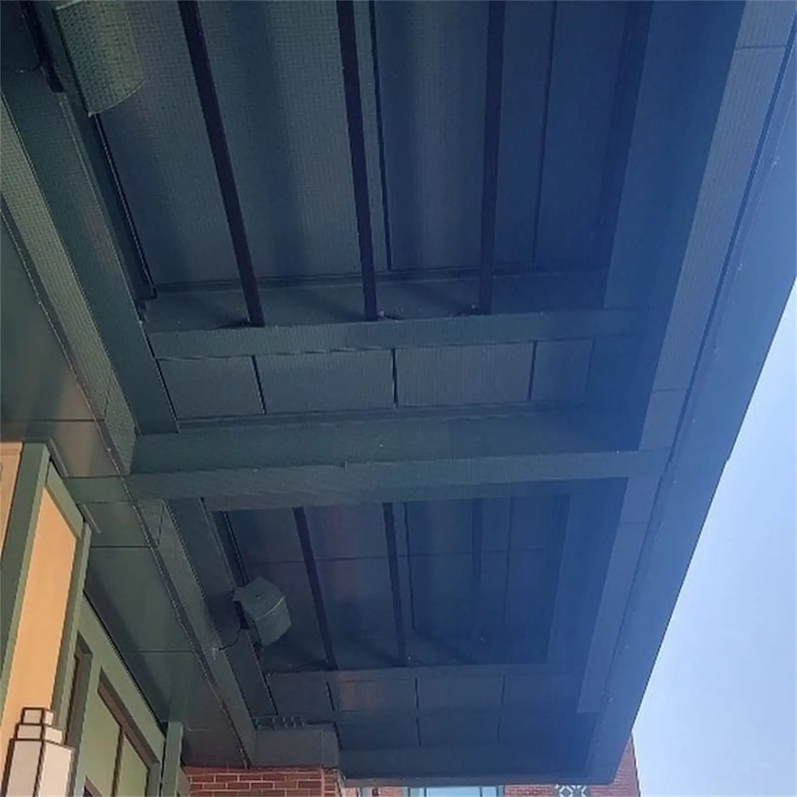 bird netting installed to block nesting and roosting areas for Netting Photos