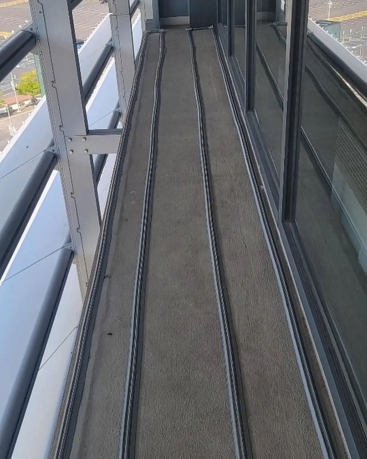 low-profile shock track bird deterrent on a building surface for Toms River NJ Canada Geese Control