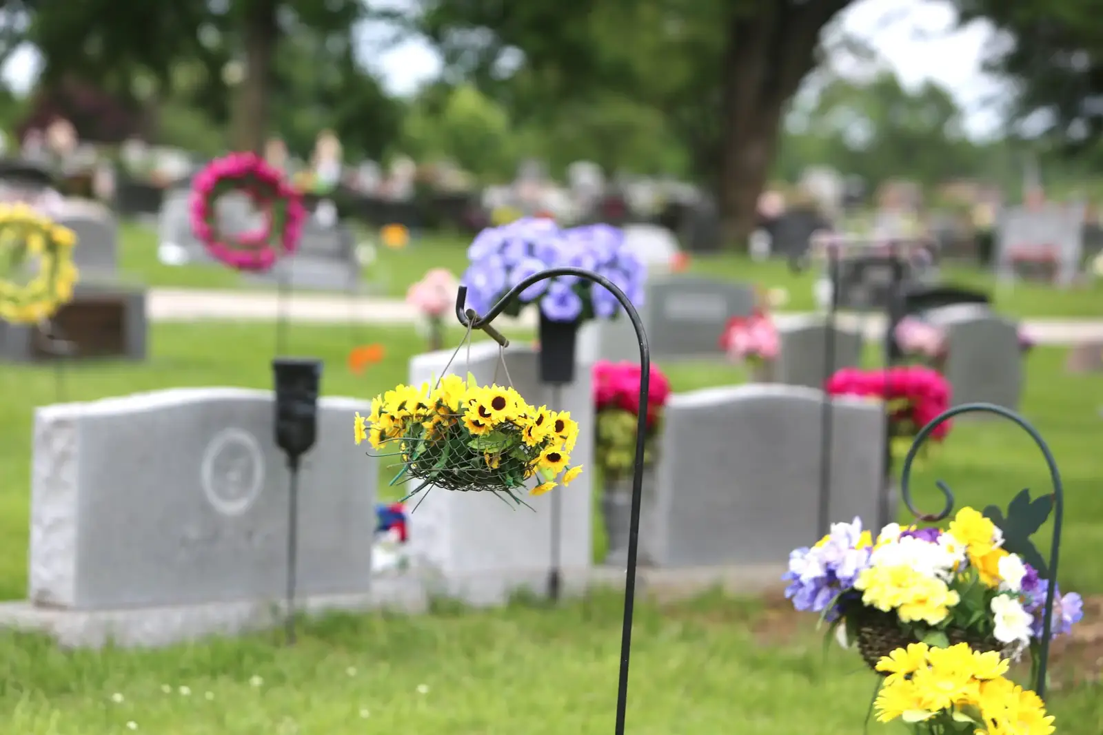 Where the pressure lands on cemetery grounds